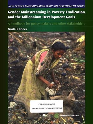 cover image of Gender Mainstreaming in Poverty Eradication and the Millennium Development Goals